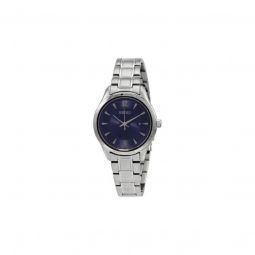 Women's Noble Stainless Steel Blue Dial Watch