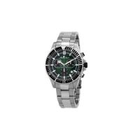 Men's Mathy Strike Chronograph Stainless Steel Green Dial Watch