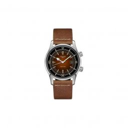 Men's Heritage Legend Diver (Calfskin) Leather Brown Lacquered Dial Watch