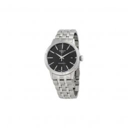 Men's Classic Dream Swissmatic Stainless Steel Black Dial Watch