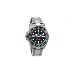 Men's GMT-Master II Stainless Steel Oyster Black Dial Watch