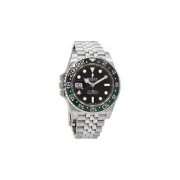 Men's GMT-Master II Oystersteel Rolex Jubilee Black Dial Watch