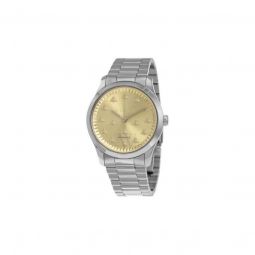 Men's G-Timeless Stainless Steel Champagne Dial Watch