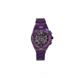 Men's Cruise Chronograph Stainless Steel Purple Dial Watch