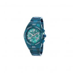 Men's Cruise Chronograph Stainless Steel Green Dial Watch