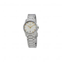 Women's G-Timeless Stainless Steel Silver Dial Watch