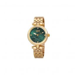 Women's Stainless Steel Green Dial