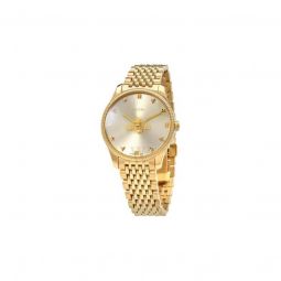 Women's G-Timeless Stainless Steel Silver (3D Bee) Dial Watch
