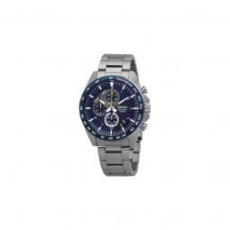 Men's Motosport Chronograph Stainless Steel Blue and Black Dial