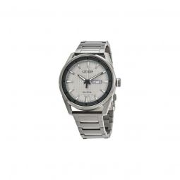 Men's Drive Stainless Steel Gray (Waffle Grid) Dial Watch