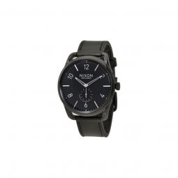 Men's C45 Leather Leather Black Dial