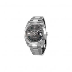Men's Datejust 41 Stainless Steel Rolex Oyster Slate Dial