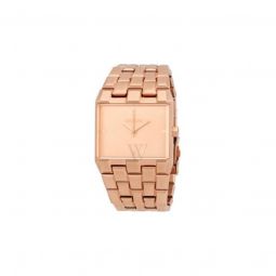 Men's Ticket II All Rose Gold Stainless Steel Rose Dial Watch