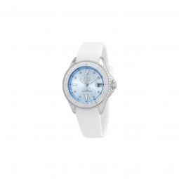 Unisex Rubber Blue Dial Watch