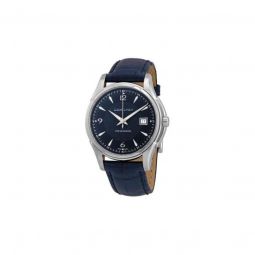 Men's Jazzmaster Viewmatic (Calfskin) Leather Blue Dial Watch