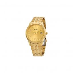 Men's Essentials Stainless Steel Champagne Dial Watch
