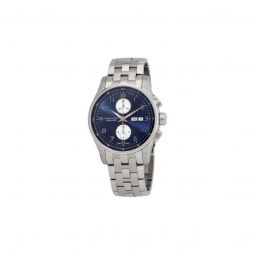 Men's Jazzmaster Chronograph Stainless Steel Blue Dial