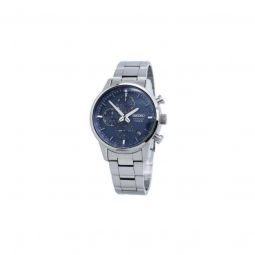 Men's Chronograph Titanium Blue Dial Watch