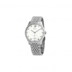Men's G-Timeless Stainless Steel Silver Dial Watch