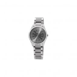 Men's Time Stainless Steel Grey Dial Watch