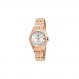 Women's T-Classic Ballade Stainless Steel White Mother of Pearl Dial