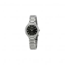 Women's Corso Stainless Steel Black Dial