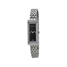 Women's G-Frame Stainless Steel Black Dial Watch