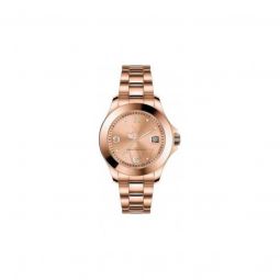 Women's ICE steel - Classic - Rose-gold - Small - 3H Stainless Steel Rose Gold-tone Dial Watch