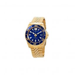 Men's Sea Automatic Stainless Steel Blue Dial Watch