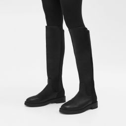Knee-High Pull-On Boot in Leather