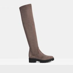 Over-The-Knee Boot in Faux Suede