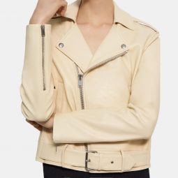 Casual Moto Jacket in Leather