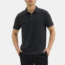 Polo Shirt in Modal Blend Jersey