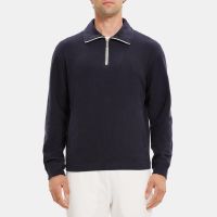 Quarter-Zip Sweatshirt in Terry Cotton