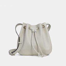 Micro Bucket Bag in Leather