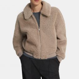 Bomber Jacket in Shearling