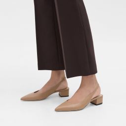 Slingback Pump in Leather