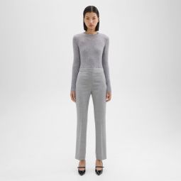 Slim-Straight Pant in Melange Sleek Flannel