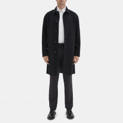 Car Coat in Double-Face Wool-Cashmere