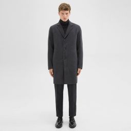 Topcoat in Double-Face Wool-Cashmere