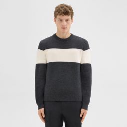 Hilles Crewneck Sweater in Wool-Cashmere