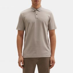 Standard Polo in Cotton-Blend Jacquard
