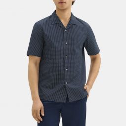 Short-Sleeve Camp Shirt in Cotton