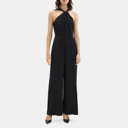 Twisted Jumpsuit in Viscose