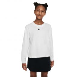 Nike Sportswear Essential Long-Sleeve T-Shirt - Girls