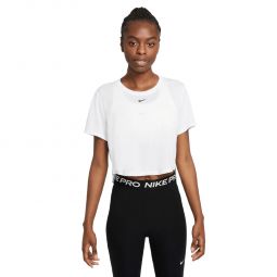 Nike Dri-FIT One Standard Fit Short-Sleeve Cropped Top - Womens