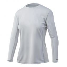 Huk Icon X Solid Long Sleeve Shirt - Womens