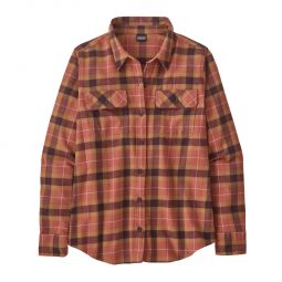 Patagonia Long-Sleeved Midweight Fjord Flannel Shirt - Womens