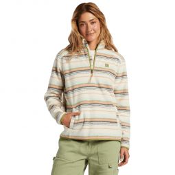 Billabong Au002FDiv Boundary Mock 3 Half-Zip Pullover Sweatshirt - Womens