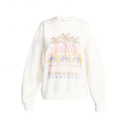 Roxy Lineup Oversized Crew Pullover - Womens